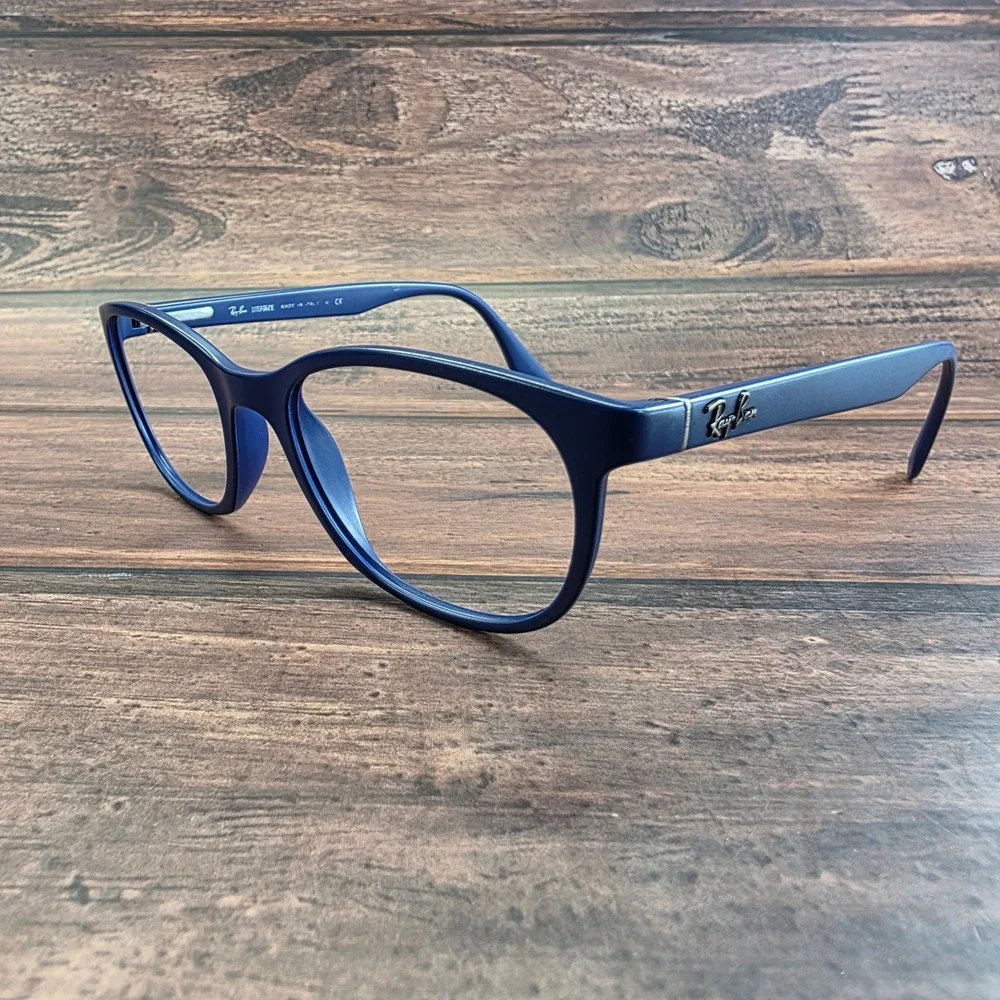 Ray-Ban‎ RB 7183 5207 Liteforce Matte Blue Eyeglasses Frames 51-19-145 Italy